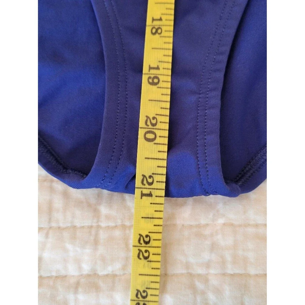 🌴 TOMMY BAHAMA Slimming Tummy Control One Piece Halter Swimsuit | Royal Blue 14